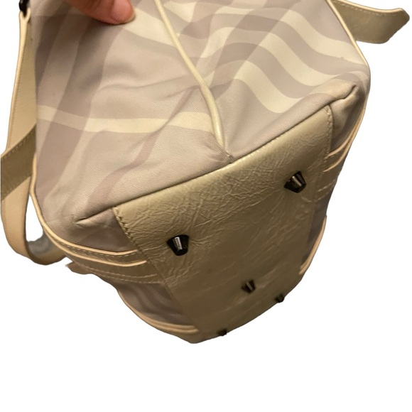 BURBERRY tote- Grey and White Burberry tote approx 12” tall 8” wide - Picture 7 of 11